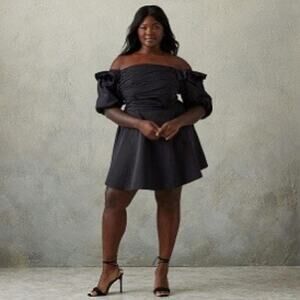 Prabal Gurung for JCPenne NWT Off The Shoulder Fit + Flare Dress 18W